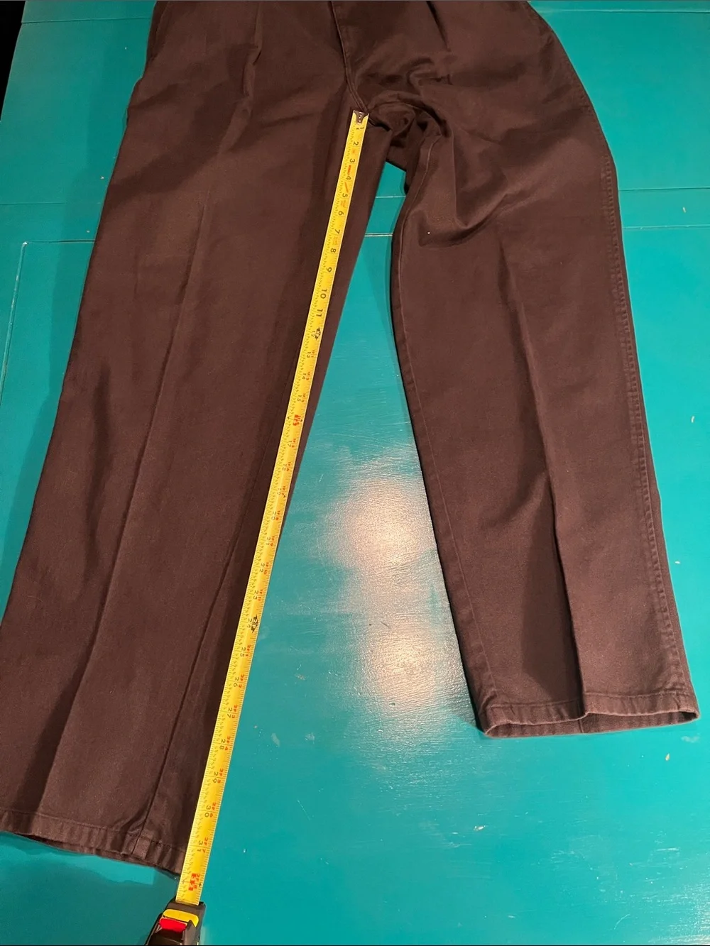 Vintage Logo Polo by Ralph Lauren Grey Pleated Chinos - Straight Leg